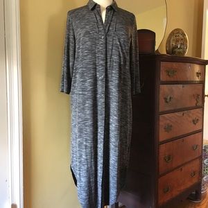 GAP collared gray duster!